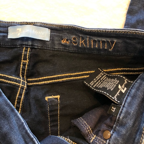 7 For All Mankind B(air) The Skinny Jeans. 27. - Picture 4 of 7